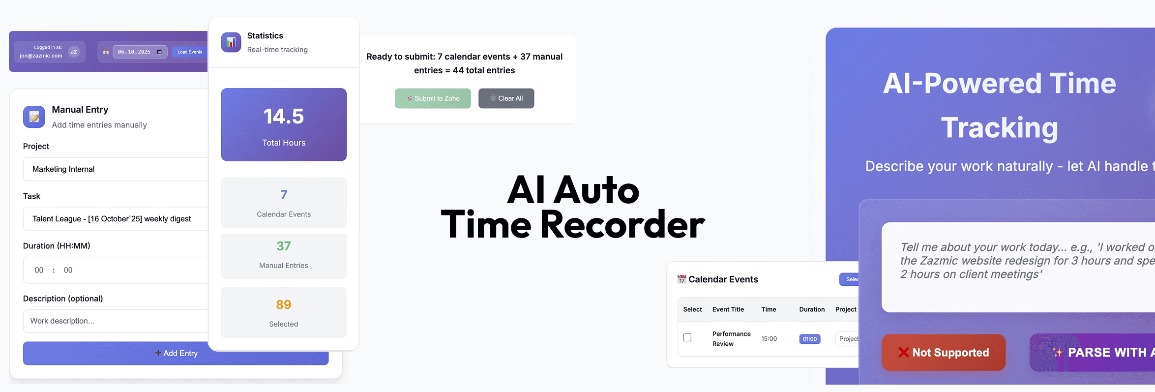 AI Auto Time Recorder
